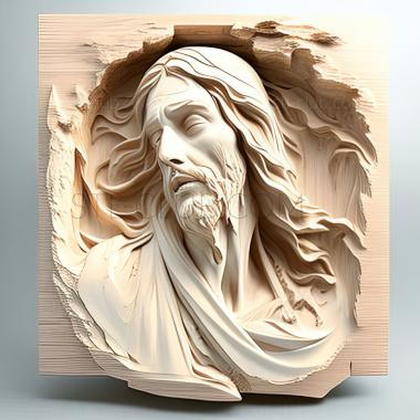 3D model st jesus (STL)